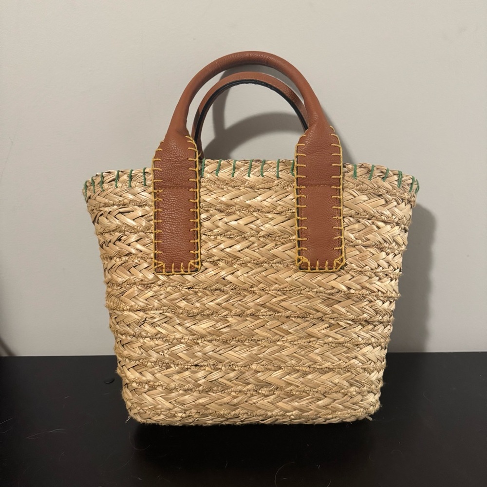 Universal Thread Straw Mini Tote - image 1